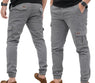 Streachable Grey Cargo 6 Pocket Trouser #1001