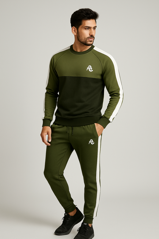 Dynamic Fusion Winter - Green  /Black Tracksuit