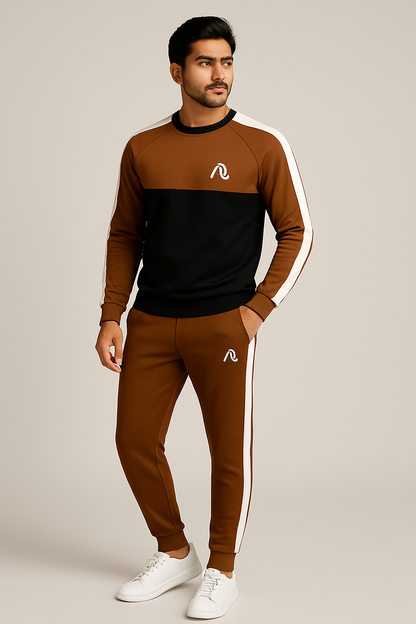 Dynamic Fusion Winter - brown /Black Tracksuit