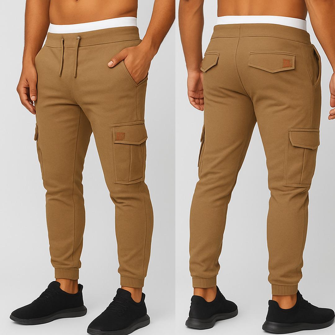 Streachable Camel Crgo 6 Pocket