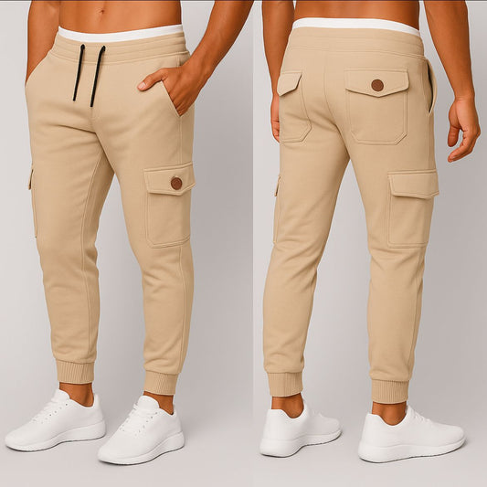 Streachable Camel Beige 6 Pocket