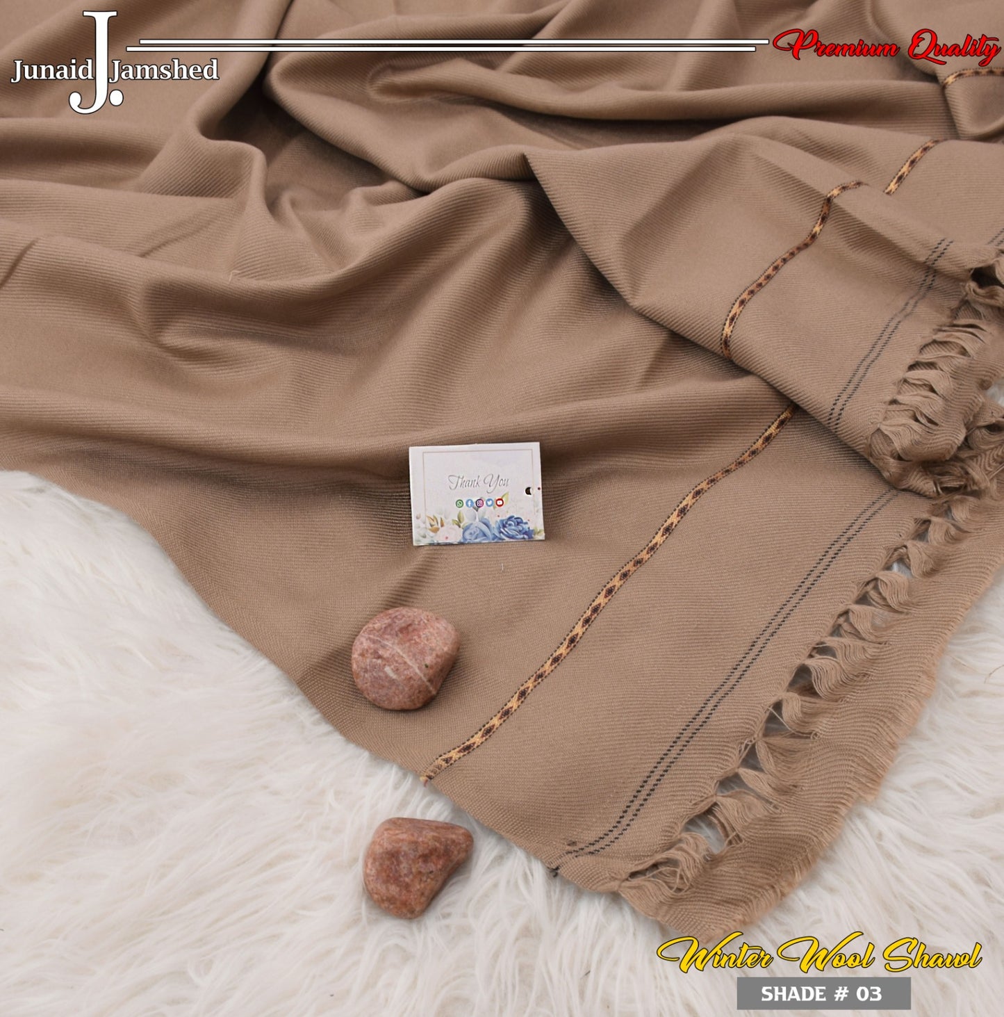 J. Men's  wool Shawl