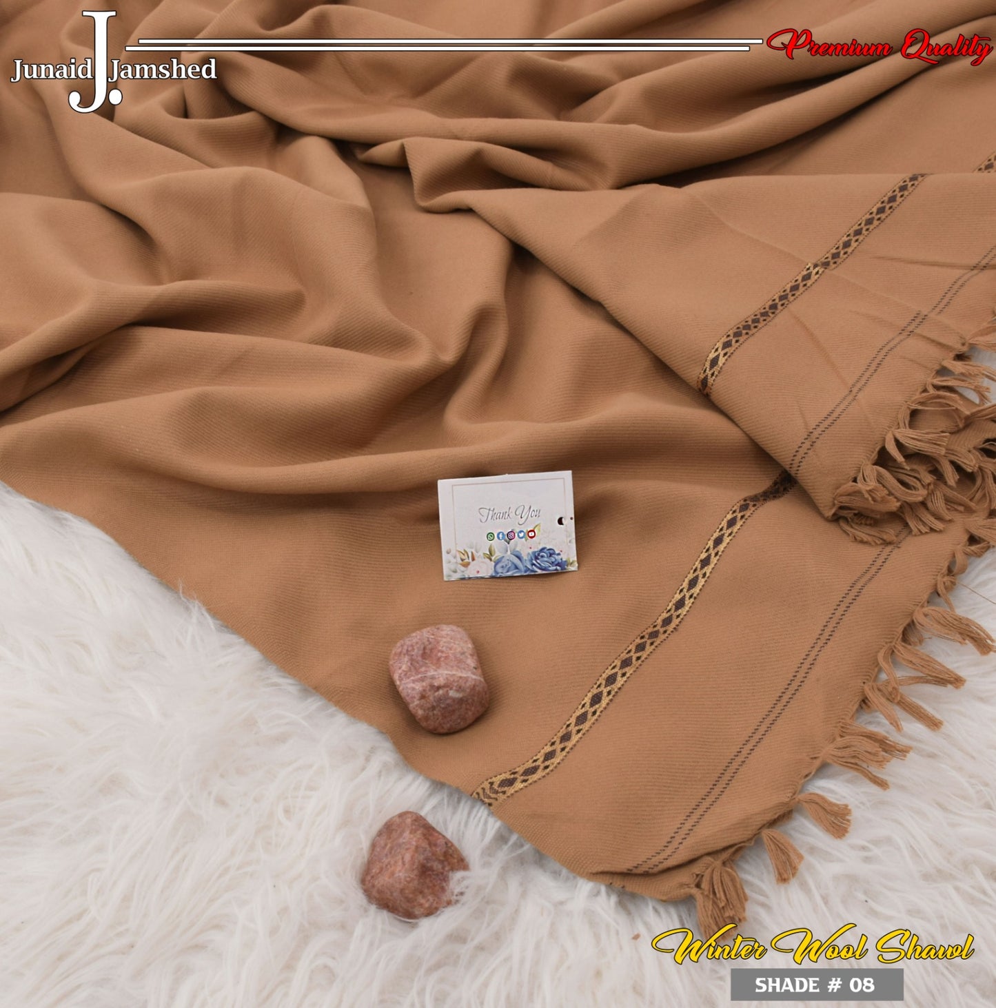 J. Men's  wool Shawl