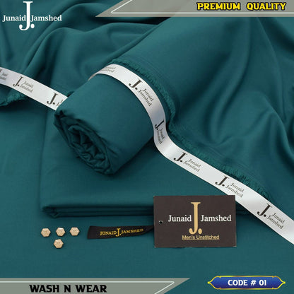 J. Wash n Wear Unstitched Suit for Men's