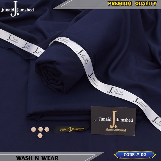 J. Wash n Wear Unstitched Suit for Men's