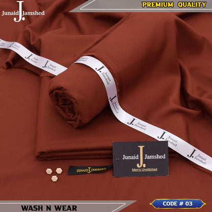 J. Wash n Wear Unstitched Suit for Men's