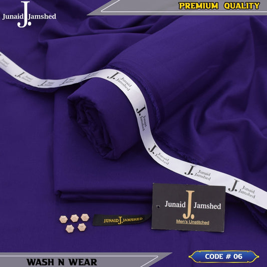 J. Wash n Wear Unstitched Suit for Men's