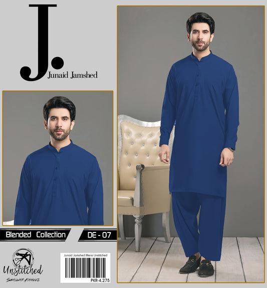 J. Wash n Wear Unstitched Suit for Men's