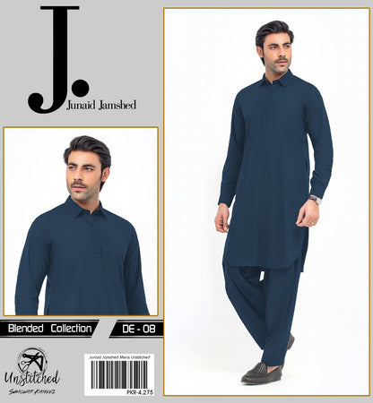 J. Wash n Wear Unstitched Suit for Men's