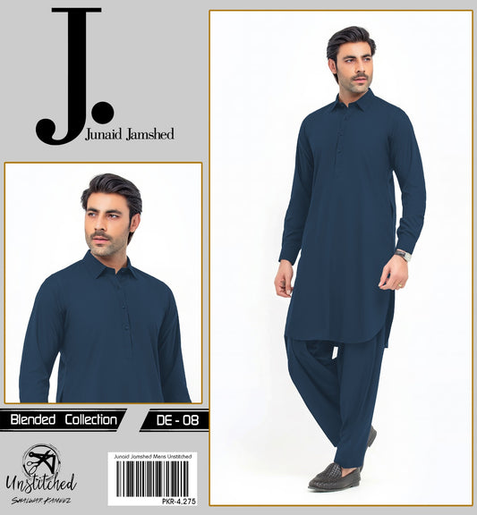 J. Wash n Wear Unstitched Suit for Men's