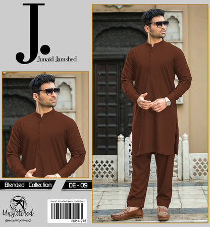 J. Wash n Wear Unstitched Suit for Men's