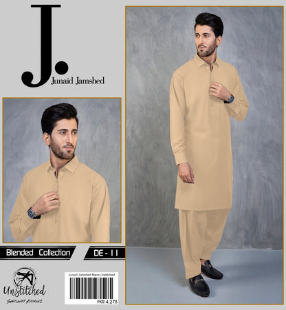 J. Wash n Wear Unstitched Suit for Men's