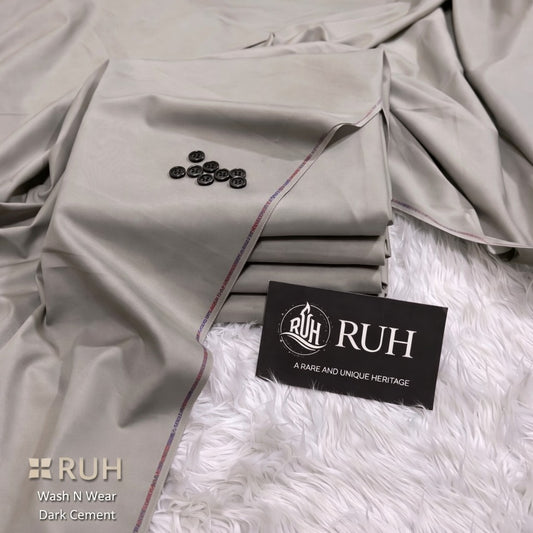 RUH. Wash n Wear Unstitched Suit for Men's