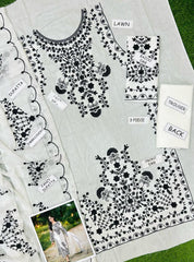 3-PC Jazmin Lawn  #1006